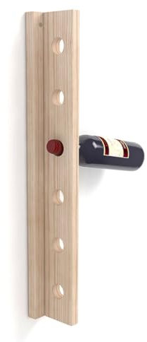 ASTIGARRAGA KIT LINE T-6 T60000.99, Botellero de pared 6 botellas, 60.5 x 9.5 x 7.5