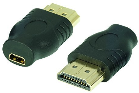 SunshineTronic High Speed HDMI-Adapter (Micro HDMI-Buchse(D) auf HDMI-Stecker(A))