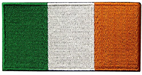 Republic of Ireland National Flag Embroidered Irish State Emblem Iron On Sew On Patch