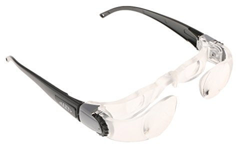 Gazechimp 2.1X Zoom Grossissement Lunettes Télévision Magnifying Glass Lentilles Clair Agrandissement