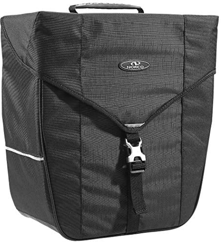 Norco Unisex -Erwachsene Bandon Radtasche, schwarz, 38 x 34 x 17 cm