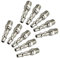 Air Hose Fitting SUPERTOOL 1/4 Airline Connectors BSP Quick Release Male Female Air Coupler Hose Tail for Compressor Tools (Pack of 10)