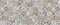 ARTLAND Spritzschutz Küchenrückwand Küche Herd Glas mit Motiv 125x50 cm Fliesenoptik Mosaik Fliesen Landhaus Muster Abstrakt Retro Grau U1RD