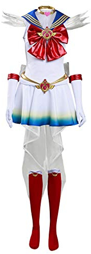 NoryNick Eternal Cosplay Kostüm Tsukino Usagi Kleid Outfit Full Set Halloween Karneval Anzug, M
