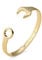 Spanner Wrench Gold Bangle Jewellery Adjustable Gold Bracelet for Men & Women with 18K Heavy Real Plating & Logo Tool Fashion Jewellery (Smooth Wrench) - Bling King London