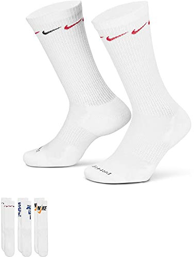 Nike Unisex Calzini U Nk Everyday Plus Cush Crew, Multi-Color, DH3822-902, S