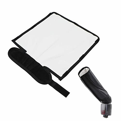 Blitz Diffusor Reflektor Flash Softbox - Universal Bender für Blitzlicht Biegbarer Faltbar Speedlite Fotografie, Strobe Light Studio Produkt Portrait Stillleben 25 * 22cm, 1pcs