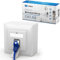 HB-DIGITAL 5x CAT 6a Netzwerkdose LAN Dose Universal Anschlussdose - 1x RJ45 Port - Aufputz/Unterputz Geschirmt EIA/TIA 568A&B 8P8C 10 Gigabit Ethernet Netzwerk – Signalweiß