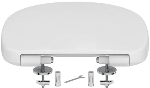 Ideal Standard - Multi Suites Scharnier-Set für WC-Sitz mit Soft-Close-Schließung der Serie Connect Space, EW00167, Neutro