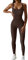 JN JANPRINT Jumpsuit Damen Kuschelig Sport Overall Eng Workout Bodysuit One Piece Tank Tops Strampler Gerippte Jumpsuits Sportanzug Einteiliger(Siegel Braun,L)