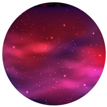 ToeWoe Computer Chair Mat Luminous Gaming Chair Mat Round Anti-Slip LED Floor Mat for Rolling Chair Scratch Resistant Rug for Hardwood Floor (Color : Style3, Size : 59 inch)