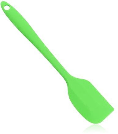 Rumyve Silicone Spatula for Cooking,Non-Stick Rubber Spatula Heat Resistant, Cooking Bake Scraping Mixed Kitchen Utensils Non-Stick Pan/Wok(Green)