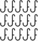 Lot de 15 crochets SKADIS (compatible avec tableau perforé Skadis), noir, 6 x 2,5 cm