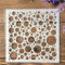 Wiederverwendbare Schablonen, 13 cm, Bubble Dot Kreis, Bastelschablonen zum Malen auf Holz, Wänden, Möbeln, Leinwand, Stoff, Schildern, Felsen, DIY-Kunstprojekten, Heimdekoration