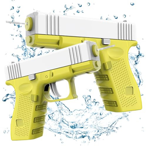 Wasserpistole für Kinder,2 Stück Spritzpistole Wasser,Mini Wasserpistolen,Wasserspritzpistole Spielzeug,Wasserpistole Spielzeug für Kinder,für Strand,Garten,Schwimmbad Party