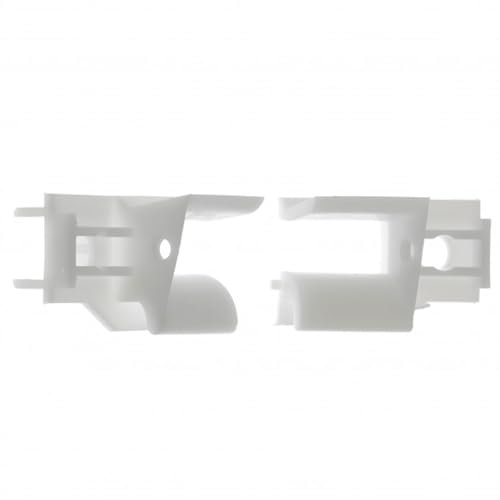 cyclingcolors 2x Persiana enrollable Tulipe modelo Polyréno ZF para lamas de 7 a 9mm PVC blanco Embudo Guía guía Protección Universal Accesorio Persiana