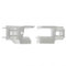 cyclingcolors 2x Tulipe volet roulant modèle Polyréno ZF pour lames de 7 à 9mm PVC blanc Entonnoir Rail de guidage Universel Protection Fenêtre Store Accessoire