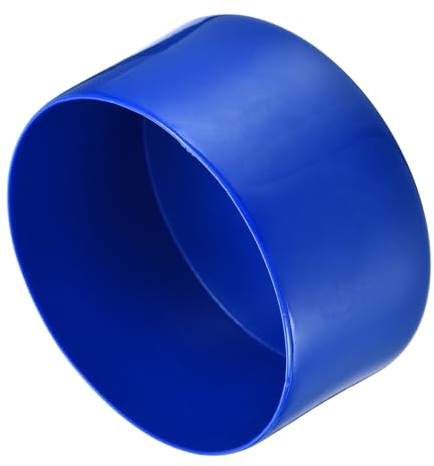 QUARKZMAN 4 Stück Gummi Endkappen 100mm ID Gummikappen, Rohrstopfen Rund Pfostenkappe Zaunpfosten Stuhlbeinkappen Fußkappen Verschlusskappe Gleiter für Tischbeine Möbelfüße, Blau