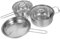 Amosfun Juego De Utensilios De Cocina De Acero Inoxidable Juegos De Sartenes Juego De Ollas Y Sartenes Cacerola Sartén Para Cocinar Olla Para Sopa Sartén De Cocina
