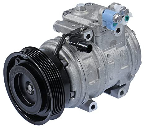 ATEC Germany 1x Compresor de aire acondicionado 10PA17C, COMPATIBLE CON - HYUNDAI TUCSON (JM), KIA SPORTAGE 2 (JE_, KM_)