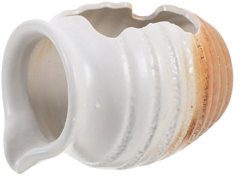 HANABASS Ceramic Jar Water Fountain Decorative Landscape Waterfall Jar for Indoor Outdoor Use Fish Tank Garden Water Dispenser