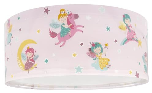 Dalber Plafón De Techo Infantil Fairy Dreams Hadas Rosa