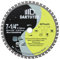 7-1/4/184mm Metal Cutting Disc, DARTOTEK Circular Saw Blade 48T,Tungsten Carbide Tipped TCT Cut Off Wheel for Steel, Stainless Steel, Ferrous Steel Pipe with 5/8 Arbor