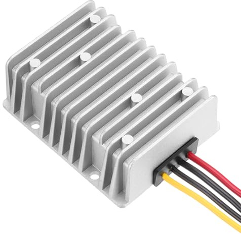 QUARKZMAN Convertisseur de Puissance Dc 8-40V à Dc 13,8V 20A 276W | Régulateur de Tension Transformateur Étanche Ip67, Module d'Alimentation, pour Voiture Camion Système Solaire