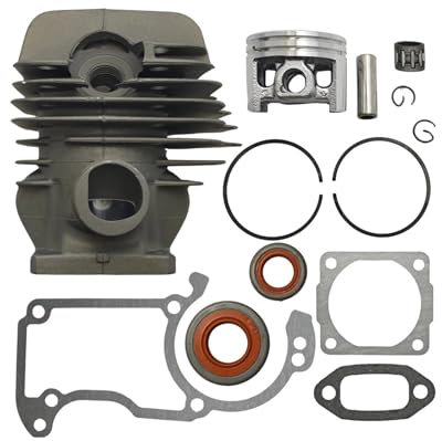 AOIUU Replacement 44.7mm Nikasil Plated Cylinder Piston Kit Fit For S-t-i-H-L 026 026PRO MS260 Big Bore Chainsaw Garden Power Tool Accessories