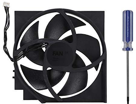 Fyearfly Xbox ONE S Kühlventilator, ABS 5-Blade 4-Pin, leise Überhitzungslösung, OEM
