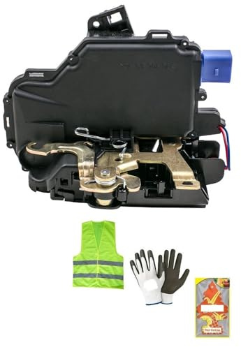 Serrure porte-bagages pour voiture arrière 3 broches compatible avec golf 4/bora/caddy I SVW-100 mécanique porte voiture de rechange pour serrures de portier
