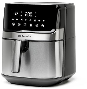 Orbegozo FDR 6510 Freidora sin Aceite de Acero Inoxidable, 29 x 33,5 x 37 cm, 1700 W, 6,5 Litros