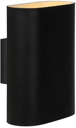 LUCIDE OVALIS - Wandleuchte - 2xE14 - Schwarz