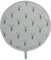 Sophie Allport - Highland Stag Circular Single Fabric Hob Cover, 100% Cotton, 38cm Diameter