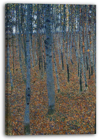 Printed Paintings Impression sur Toile Gustav Klimt - Forêt du Livre I (1902)