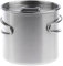 SGerste Tragbarer 500 ml Edelstahl-Topf mit klappbarem Griff für Outdoor, Wohnmobil, Camping, Wandern, Rucksackreisen