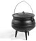 Cook King Kessel Topf aus Gusseisen 6 Liter Modell Afrika Eisenkessel Africa Gulaschkessel