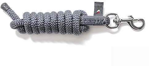 Equiline Gabe Führstrick Karabiner Farbe: grau