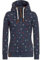 Newbestyle Jacke Damen Sweatjacke Hoodie Sweatshirt Oberteile Damen Pullover Kapuzenpullover Pulli mit Reissverschluss,Dark Blue,L