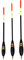 Waggler Posen Vorgebleit, Angelschwimmer Grobfischschwimmer, Angelköderschwimmer Bobbers 3-teiliges beladenes Waggler-Schwimmgerät Angelschwimmer-Set, Gewichtete Angelschwimmer