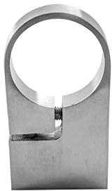 Edelstahl Rohrschelle V2A geschliffen Rohrhalter verstellbar Ø 33,7 mm 36 mm V2A