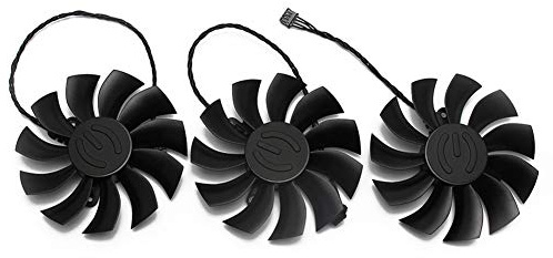 PLA09215B12H 12V 0.55A 4Pin for EVGA GTX1080TI FTW3 GTX 1080 Ti Black Elite Fan Graphics Card Cooling Fan (3PCS)