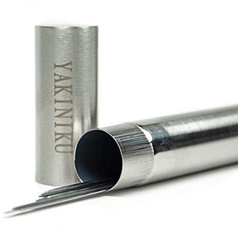 Yakiniku Yakitori - Spiedini da barbecue, 20 pezzi, 2 mm, in acciaio inox, colore: Argento