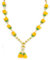 Bhakti Lehar ( Size: 16 Inch ) Yellow Rose Flower Garland for Photo Frame and God Idol / Artificial Pearl Moti Gulab Mala Haar (Yellow)