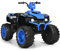 Maxmass 12V Electric Quad Bike, Kids Ride on ATV with LED Light, Bluetooth, Music & Horn and Slow Start, Children Battery Powered Vehicle Toy Car for Toddler 3-7 Years Old (Blue)