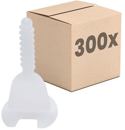 Dalsys Fliesen Nivelliersystem 2mm 300 Laschen, Verlegehilfe Set, Fliesenleger Werkzeug