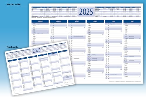 Tafelkalender 2025 (blau)