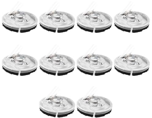 Bdfhjln 10X Dust Shroud Cover Fits Angle Hand Grinders 80-125mm Clear Vacuum Dust Shroud Dry Grinding Dust Cover