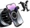 Aeipou Soporte de teléfono de coche para Mercedes Benz A/B/C/E/S Mini Cooper, Audi-TT, Ford, Jeep, Suzuki, Mustang, Wrangler, Swift, soporte redondo para todas las rejillas de ventilación circulares