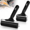 2 Stück Gummiwalzen,Gummi Brayer Roller Gummiwalze, Farbwalze Linoldruck 6cm/10cm Art Craft Ölgemälde Tool Gummiwalz für Tintenfarbblock Blockdruck Stempeln Drucken